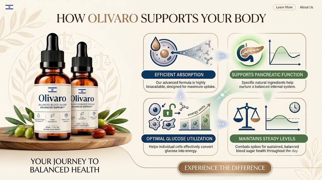 How Olivaro works: efficient absorption, pancreatic function, glucose utilization, steady levels